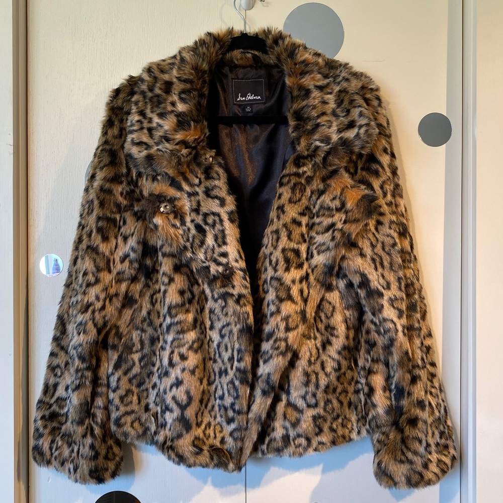 Sam Edelman Cheetah Faux Fur Jacket